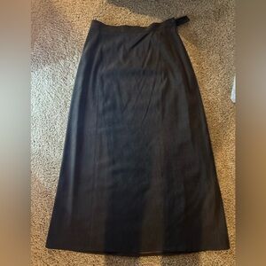 Talbots Elegant Black A-Line Skirt